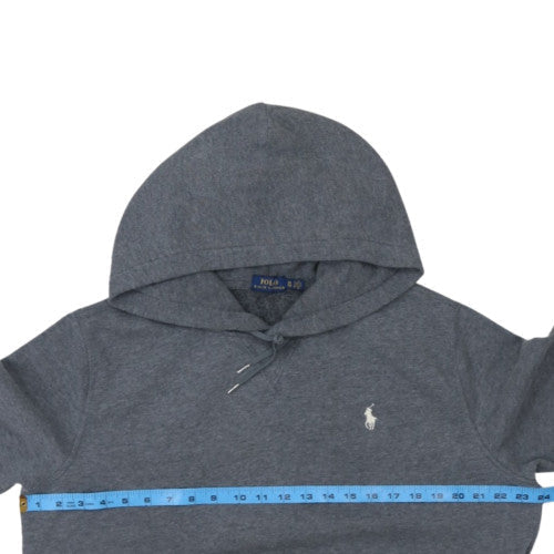 Ralph Lauren Men's Grey XL Pullover Hoodie with Logo