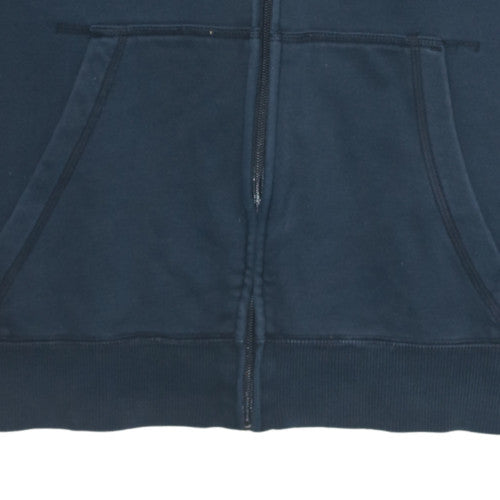 Puma Men's Blue Full Zip Collared Sweatshirt Size L