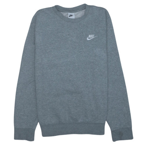 Nike Men's Grey XS Crew Neck Pullover Fleece Sweatshirt