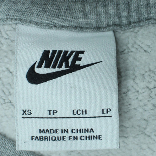 Nike Men's Grey XS Crew Neck Pullover Fleece Sweatshirt