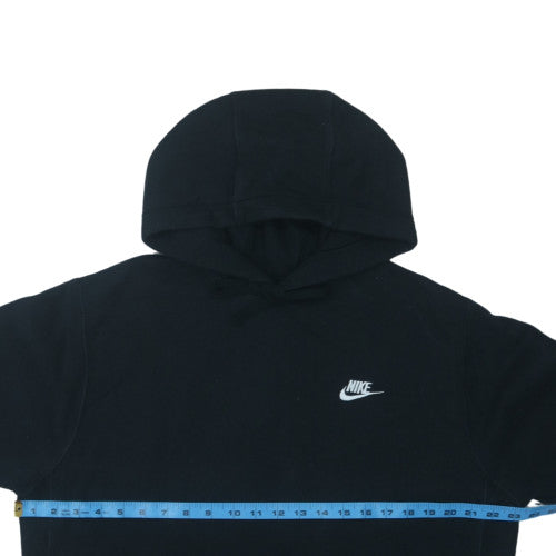 Nike Mens Black Pullover Hoodie M Regular Fit Fleece Sweatshirt