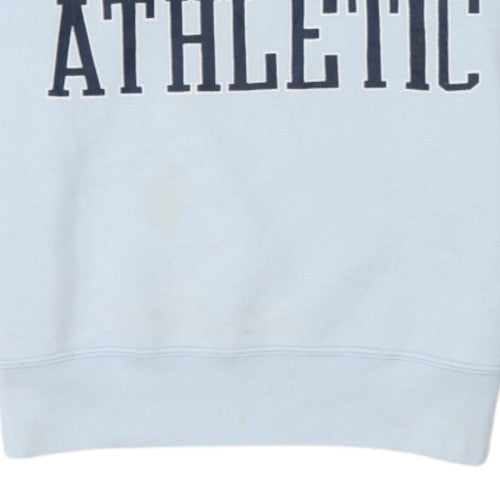Russell Athletic Mens Blue Small Pullover Crew Sweatshirt