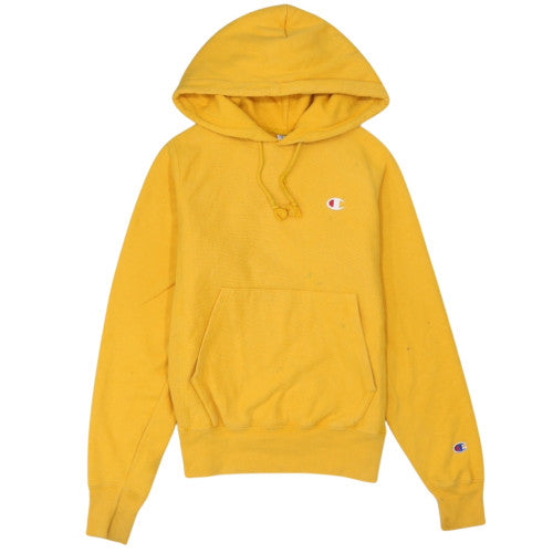 Champion Men's Yellow XS Reverse Weave Pullover Hoodie