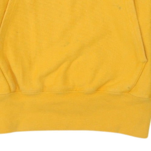 Champion Men's Yellow XS Reverse Weave Pullover Hoodie