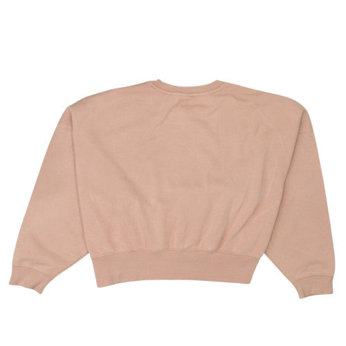 Adidas Womens Beige Crew Neck Pullover Sweatshirt Size 10