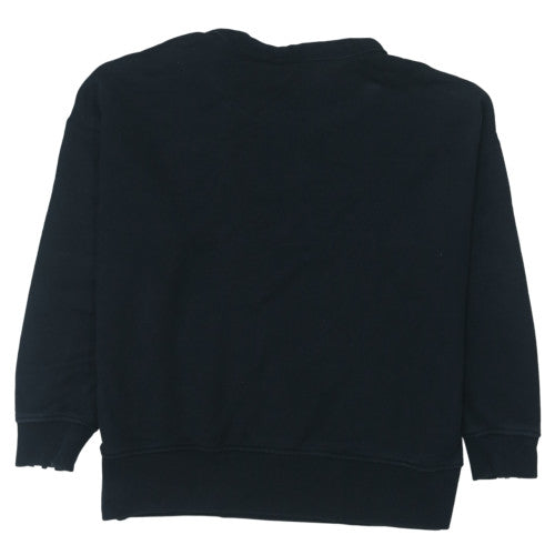 Adidas Women's Black Crew Neck Pullover Sweatshirt Size 14