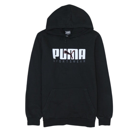 Puma Men's Black Pullover Hoodie Sportswear S Regular Fit
