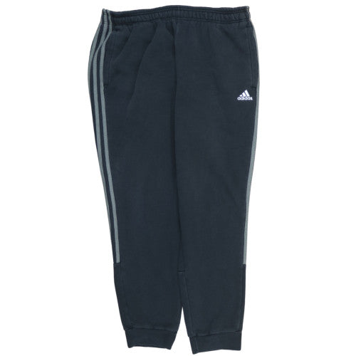Adidas Men's Black XL Jogger Sweatpants with Elastic Waist