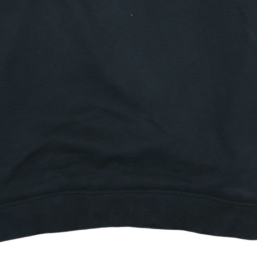 BOSS Men Black M Crew Neck Pullover Sweatshirt with Logo