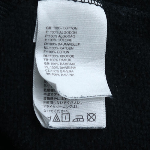 The North Face Men's Black Pullover Hoodie Large Logo Cotton