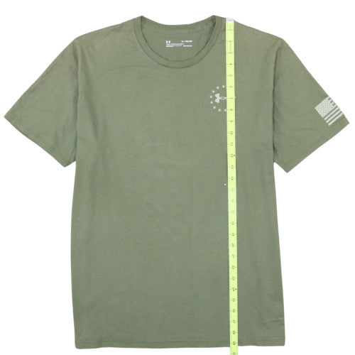Under Armour Men's Green XL Freedom HeatGear T-Shirt