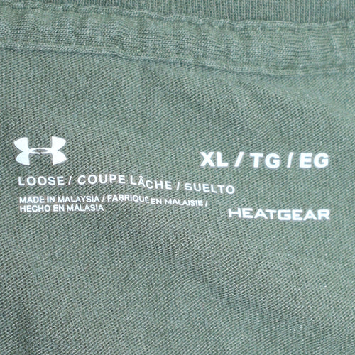 Under Armour Men's Green XL Freedom HeatGear T-Shirt