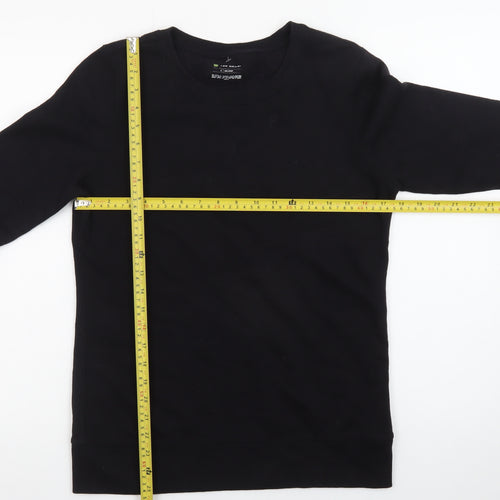 Tek Gear Men's Black Small Pullover Crew Neck Sweatshirt