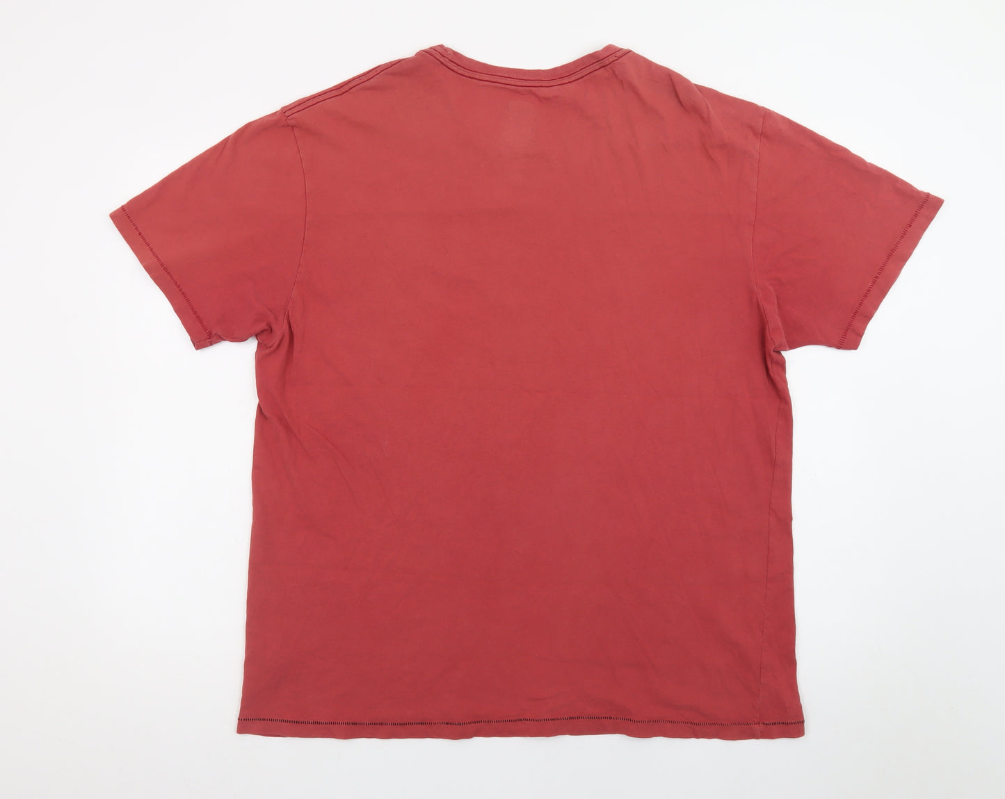 Margaritaville Men's Red XL Graphic Cotton T-Shirt Tropical Beach Style