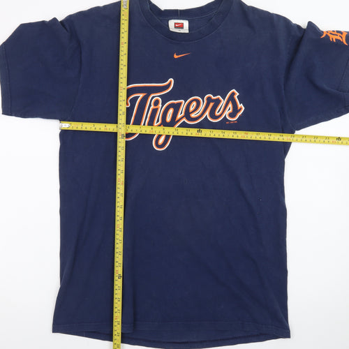 Nike Team Men's Navy Blue Tigers Graphic Cotton T-Shirt Size M