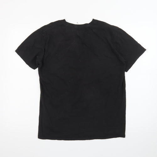 The Beatles Men's Black Abbey Road Graphic T-Shirt Size L