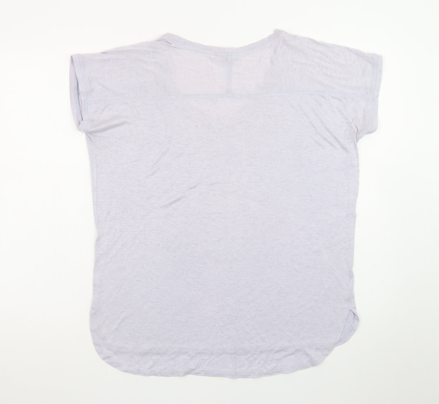 KENAR Womens Grey Basic Scoop Neck Short Sleeve T-Shirt Size M