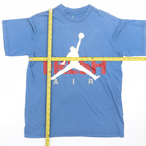 Nike Jordan Mens Blue XL Graphic Print Fresh Air T-Shirt