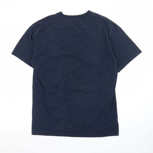 Alstyle Men’s Navy Blue POWDA Whistler Ski Graphic T-Shirt Size M