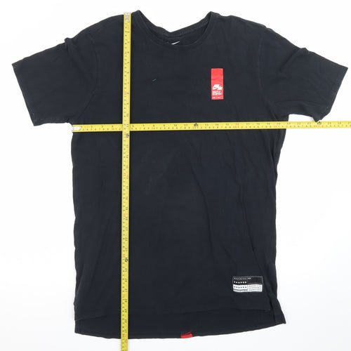 Nike Men's Black Air Graphic Regular Fit Cotton T-Shirt Size L