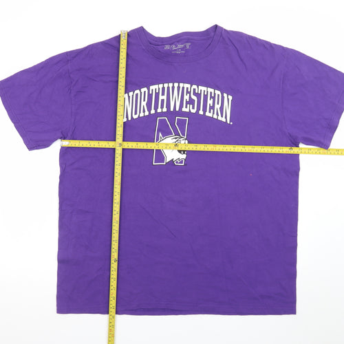The Victory Men’s Purple Northwestern University 2XL Graphic T-Shirt