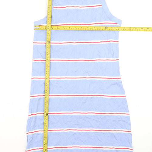 Marks and Spencer Women’s Blue Striped Tank Dress Size S Jersey Summer