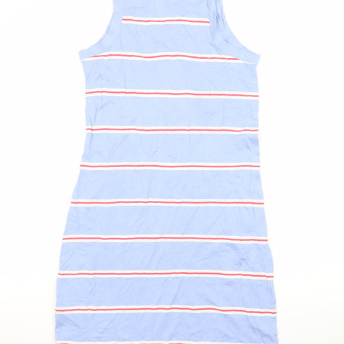 Marks and Spencer Women’s Blue Striped Tank Dress Size S Jersey Summer