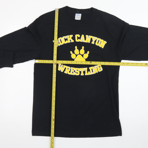 Port & Company Men's Black Rock Canyon Wrestling Long Sleeve T-Shirt M