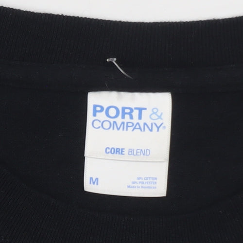 Port & Company Men's Black Rock Canyon Wrestling Long Sleeve T-Shirt M