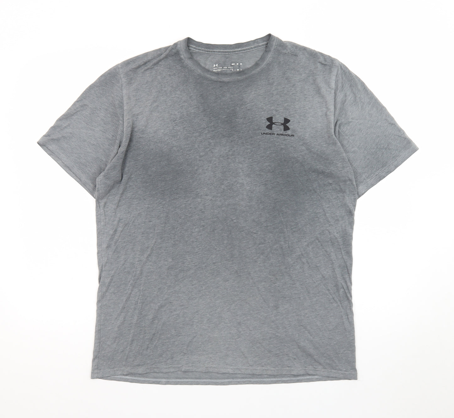 Under Armour Men's Grey Short Sleeve Crew Neck T-Shirt Size M
