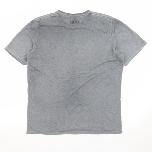 Under Armour Men's Grey Short Sleeve Crew Neck T-Shirt Size M
