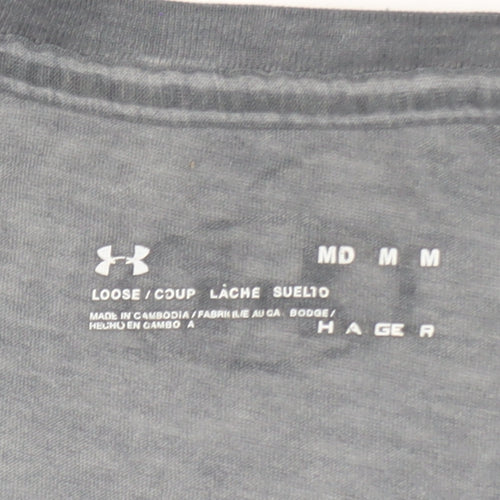 Under Armour Men's Grey Short Sleeve Crew Neck T-Shirt Size M