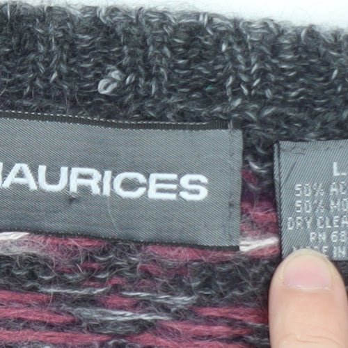 Maurices Women's Multicoloured Fair Isle Cardigan L