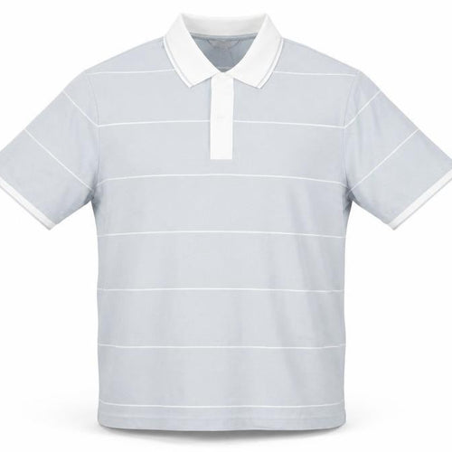 Marks and Spencer Men's Blue Striped 2XL Polo Shirt Regular Fit