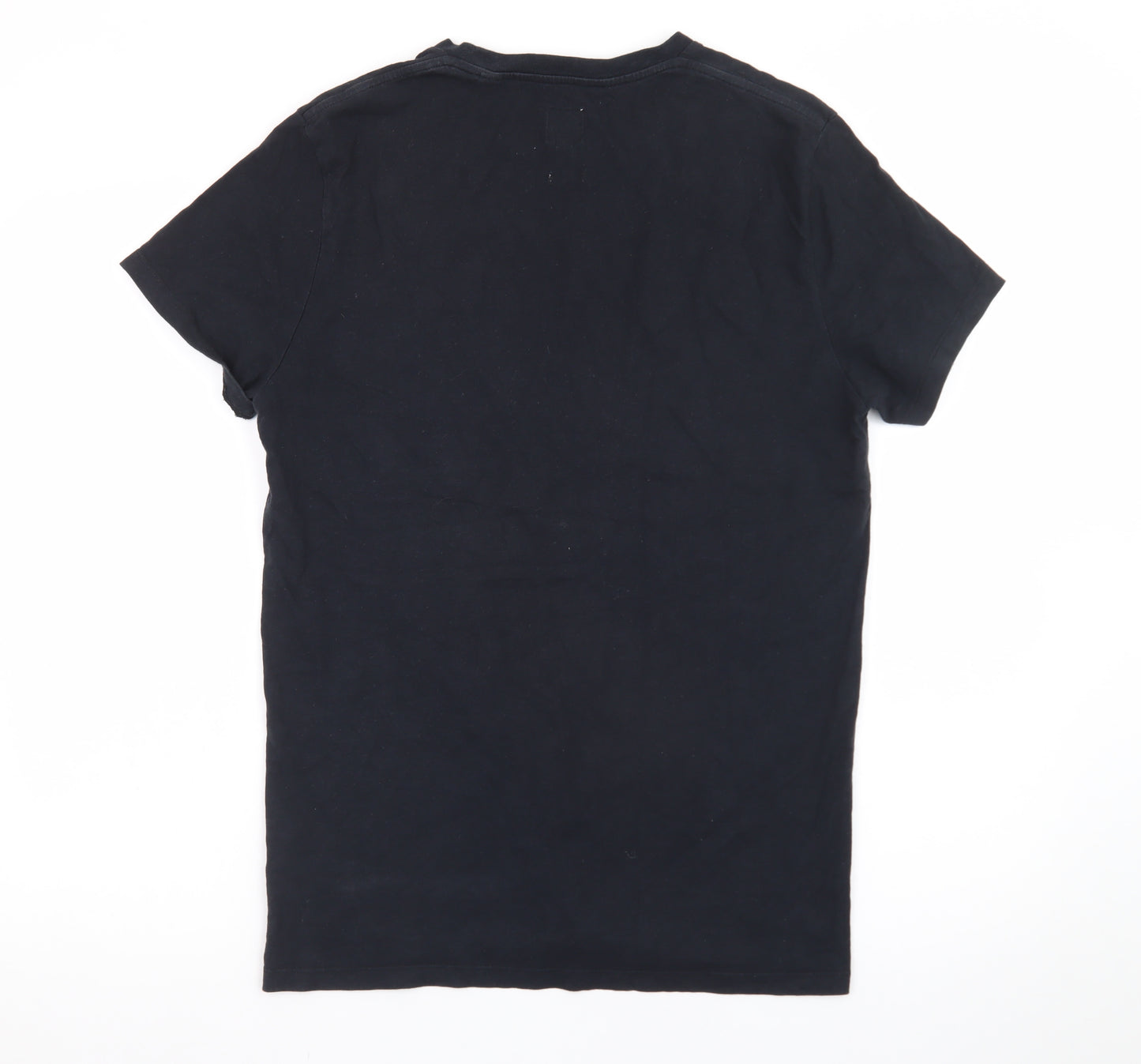 Jack Wills Men's Black Slim Fit Cotton Crew Neck T-Shirt M