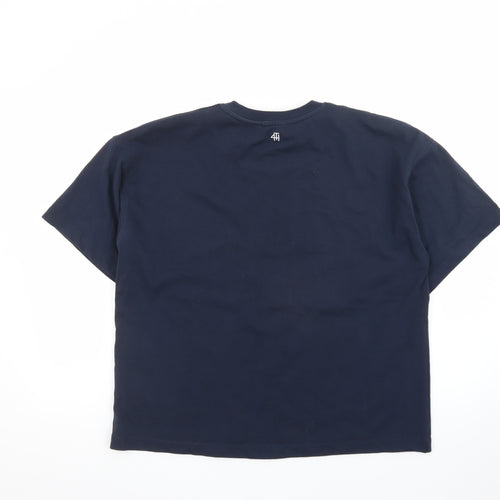 Fourth & Reckless Men's Navy Athletic Graphic T-Shirt Size S