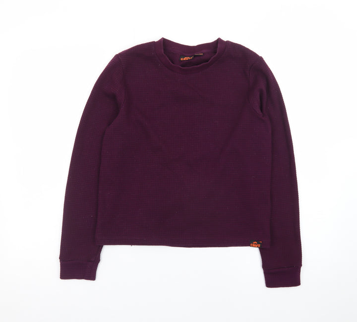 Crivit Women's Purple Long Sleeve Base Layer T-Shirt Size S