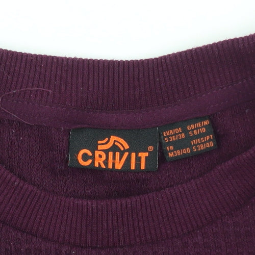 Crivit Women's Purple Long Sleeve Base Layer T-Shirt Size S