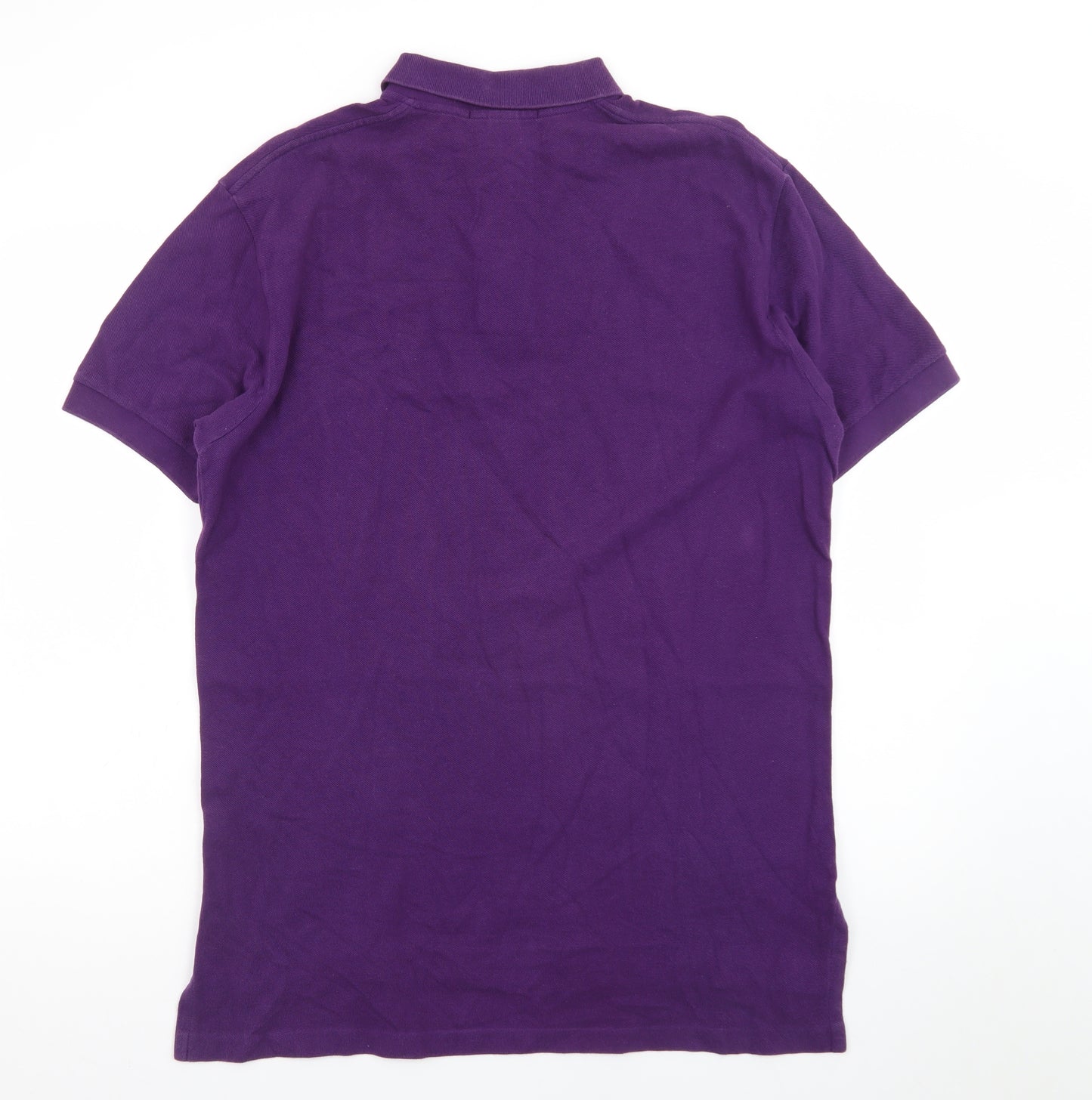 Ralph Lauren Men's Purple Cotton Polo Shirt Size M Classic Fit
