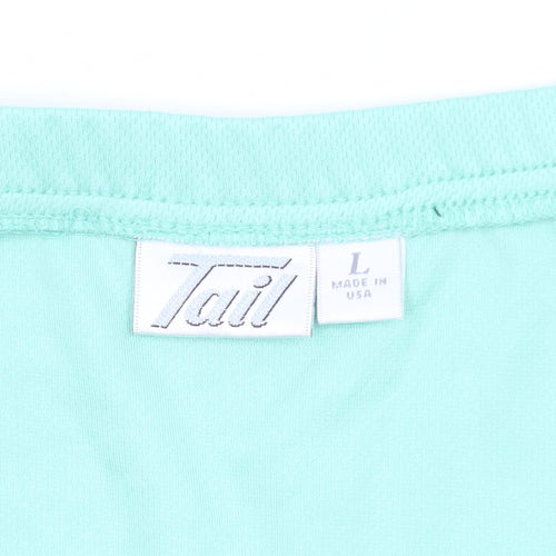 Tail Womens Green A-Line Sports Skort Size L Stretch Short