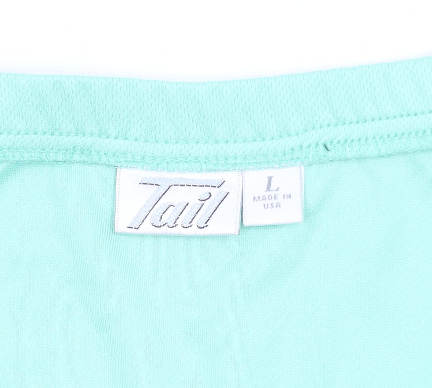 Tail Womens Green A-Line Sports Skort Size L Stretch Short