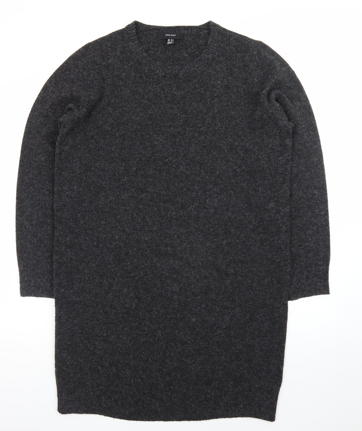 Vero Moda Women’s Grey Knit Jumper Dress XL Long Sleeve Casual