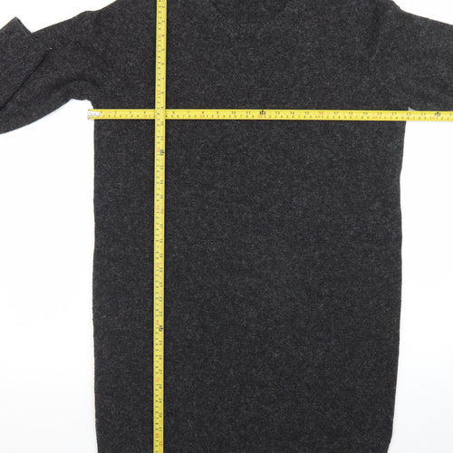 Vero Moda Women’s Grey Knit Jumper Dress XL Long Sleeve Casual