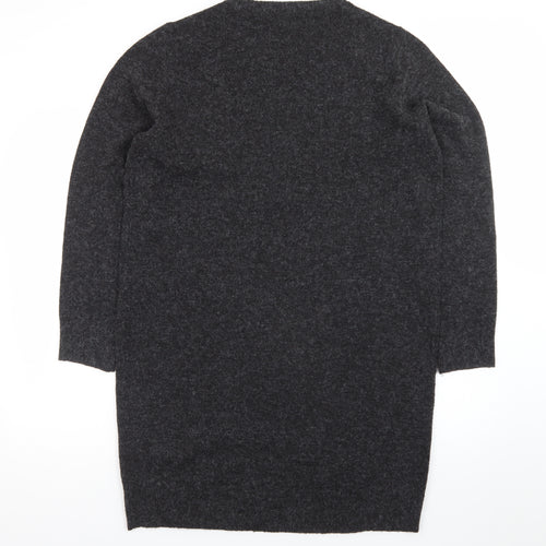 Vero Moda Women’s Grey Knit Jumper Dress XL Long Sleeve Casual