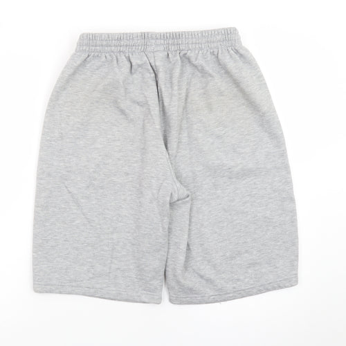 Slazenger Men's Grey XL Sweat Shorts Elastic Waist Pockets