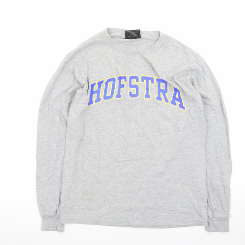 Steve & Barry's Men's Grey Hofstra Long Sleeve University T-Shirt Size S