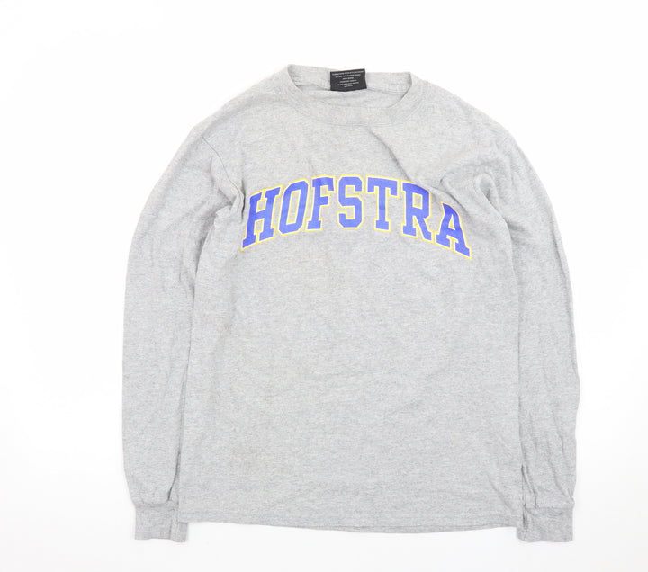 Steve & Barry's Men's Grey Hofstra Long Sleeve University T-Shirt Size S