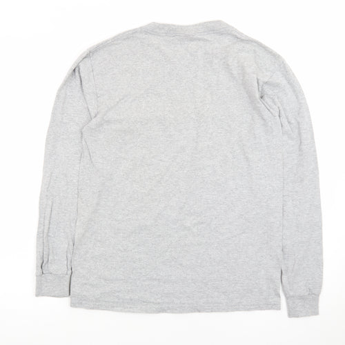 Steve & Barry's Men's Grey Hofstra Long Sleeve University T-Shirt Size S