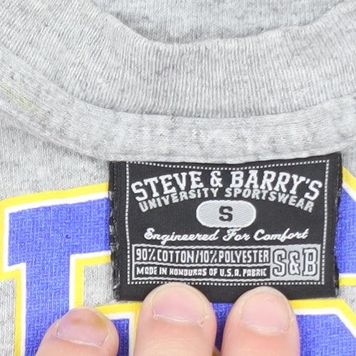 Steve & Barry's Men's Grey Hofstra Long Sleeve University T-Shirt Size S