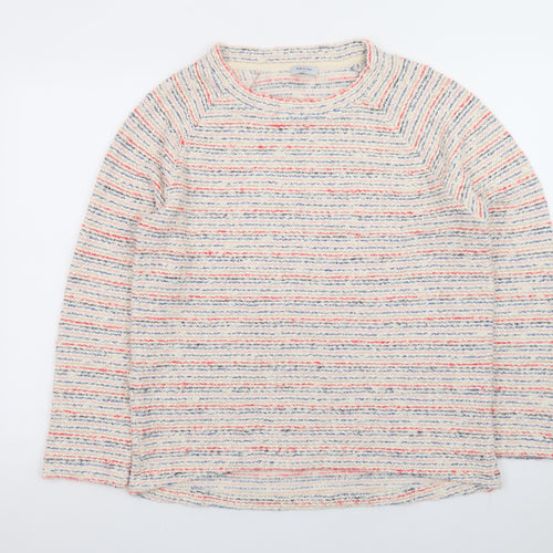 Bella di Notte Women’s Multicoloured Striped Cotton Knit Jumper Size 12